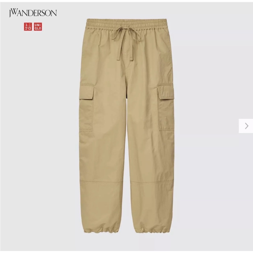 Uniqlo JW Anderson Beige Cargo Joggers